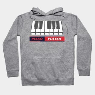 Piano Player Keyboard Piano Keys Hoodie